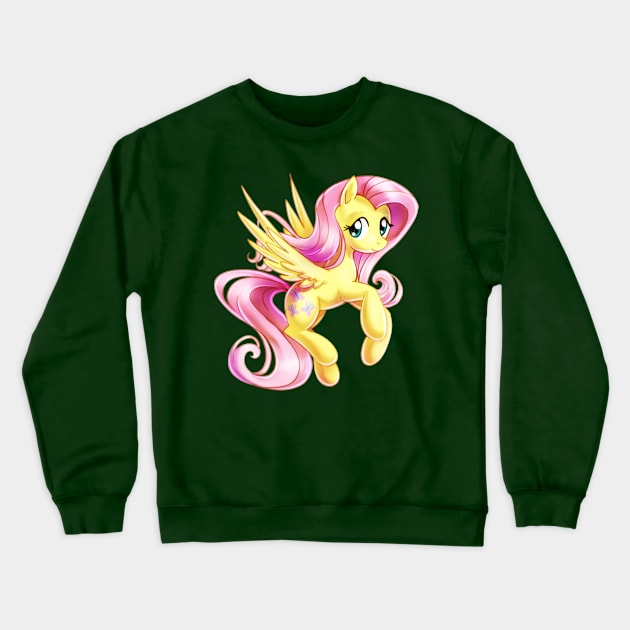 Fluttershy Crewneck Sweatshirt by ShinePaw